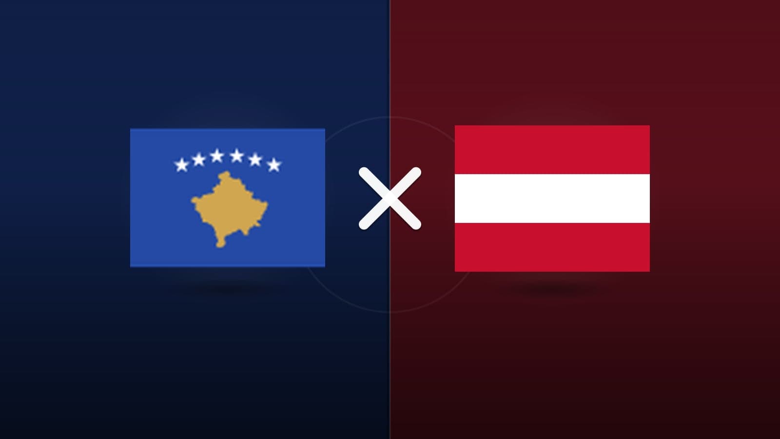 Kosovo x Áustria jogam hoje às 13h00 pela UEFA Nations League. Foto: Diário 24 Horas / Montagem