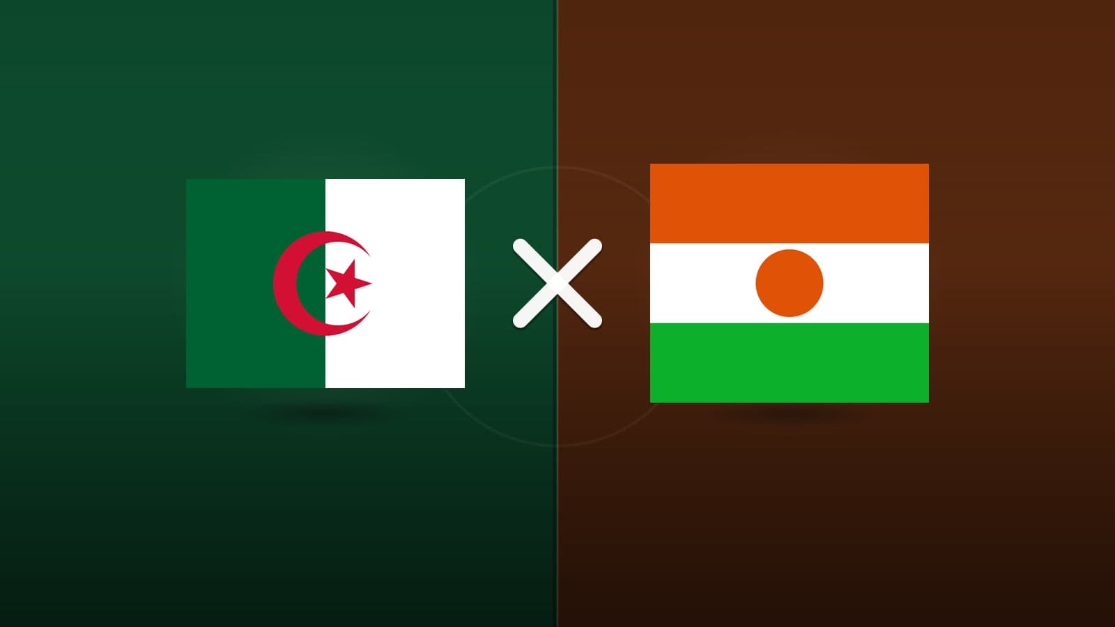 Algeria x Niger jogam hoje às 14h00 pela Friendlies. Foto: Diário 24 Horas / Montagem