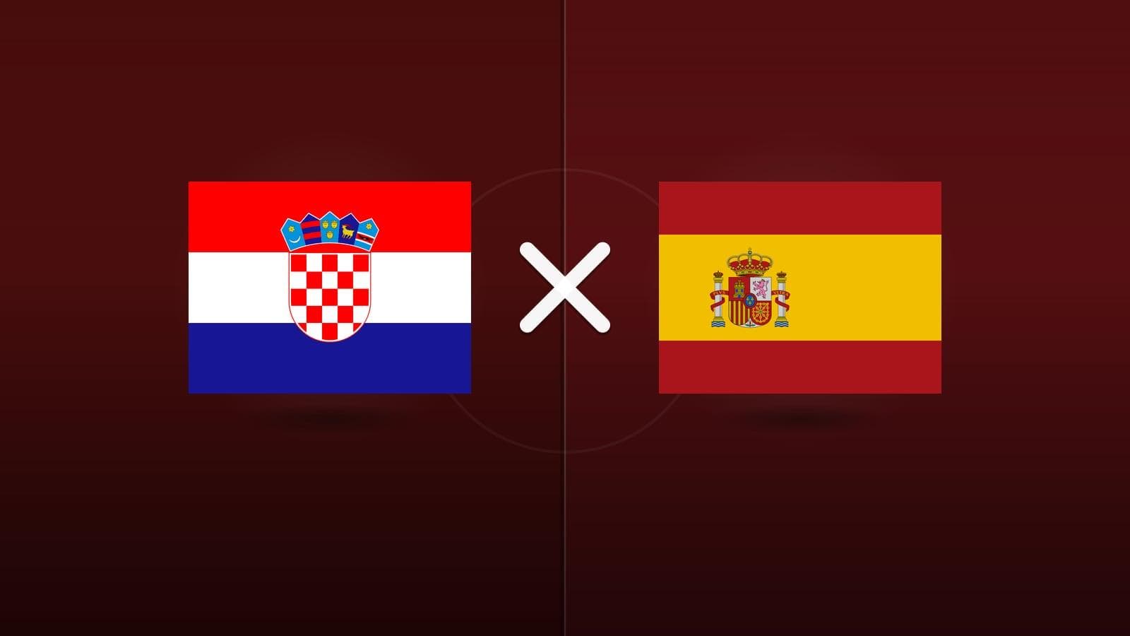 Croácia x Espanha jogam hoje às 15h45 pela UEFA Nations League. Foto: Diário 24 Horas / Montagem