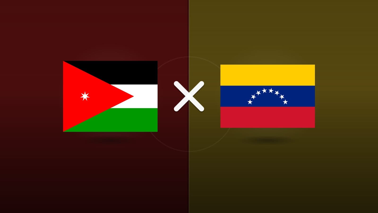 Jordan x Venezuela jogam hoje às 14h00 pela Friendlies. Foto: Diário 24 Horas / Montagem