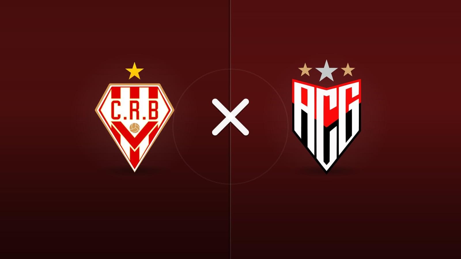 CRB x Atlético Goianiense jogam hoje às 20h30 pela Serie B. Foto: Diário 24 Horas / Montagem