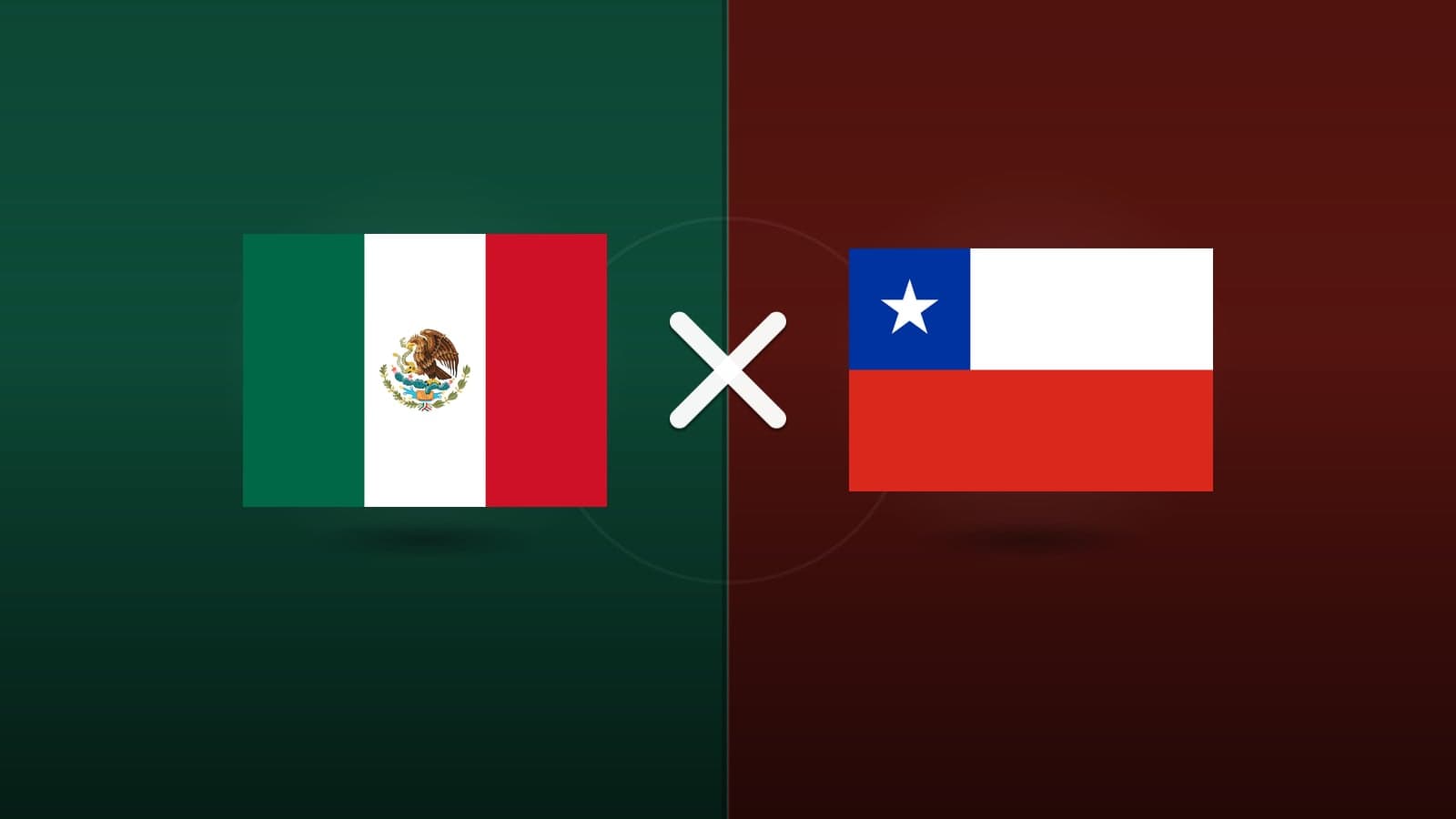 México x Chile jogam hoje às 23h30 pela Friendlies. Foto: Diário 24 Horas / Montagem