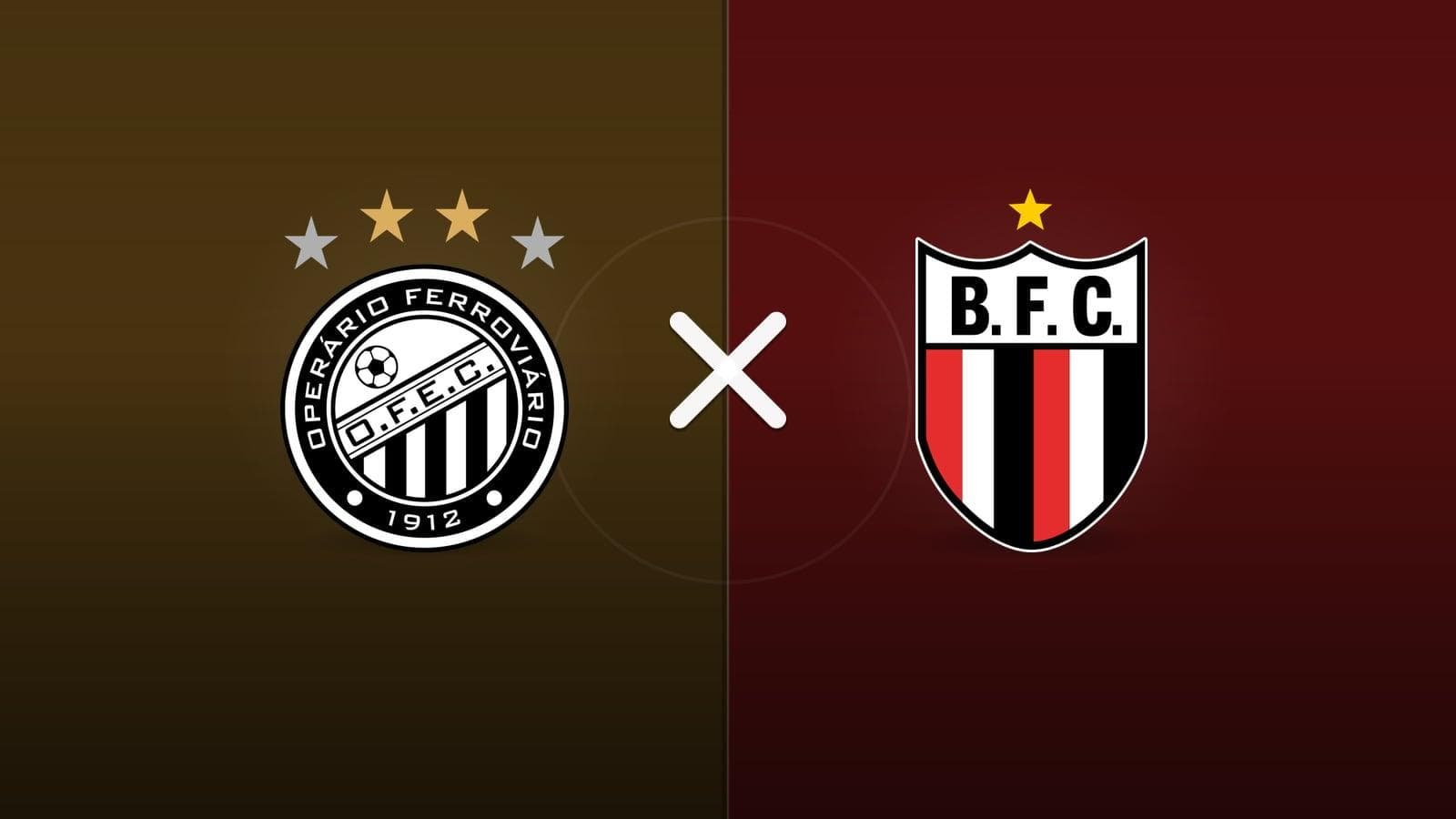 Operario-PR x Botafogo-SP jogam hoje às 19h30 pela Serie B. Foto: Diário 24 Horas / Montagem