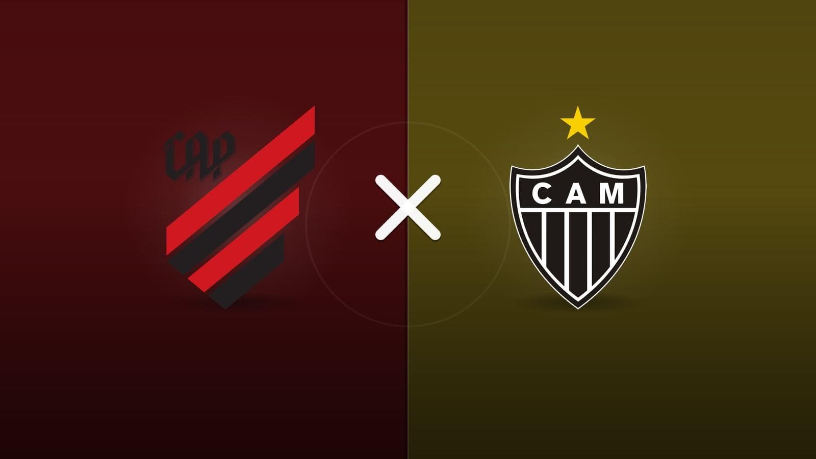 Athletico-PR x Atlético-MG jogam hoje às 20h00 pela Serie A. Foto: Diário 24 Horas / Montagem
