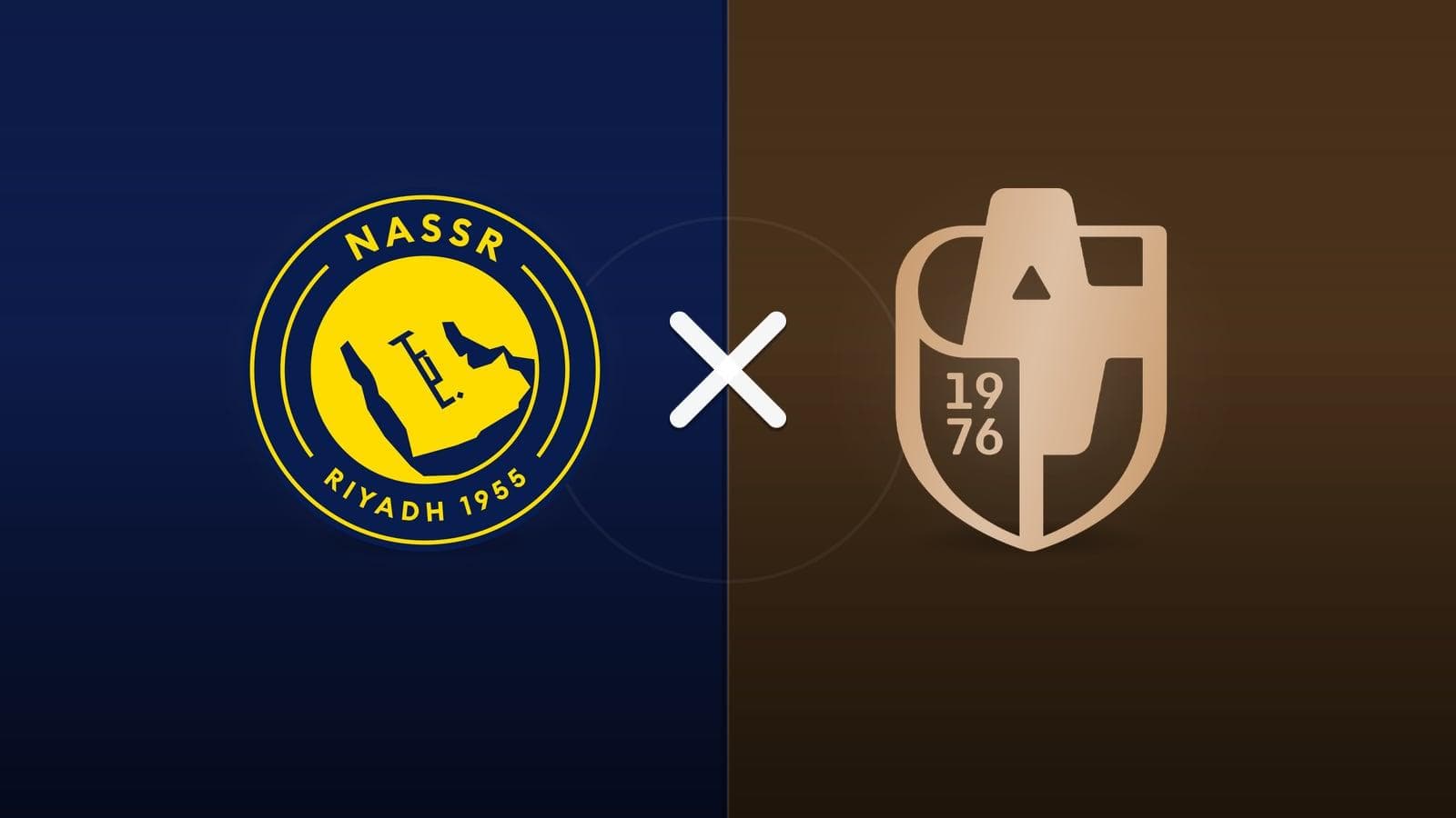 Al-Nassr x Al Diriyah jogam hoje às 15h00 pela Pro League. Foto: Diário 24 Horas / Montagem