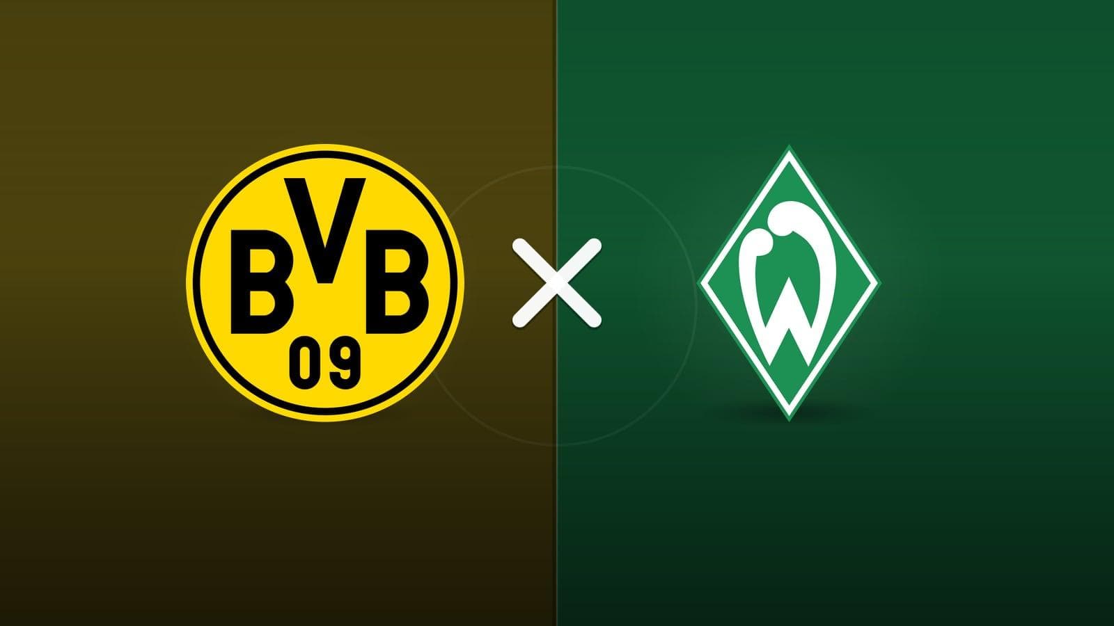 Borussia Dortmund x Werder Bremen jogam hoje às 15h30 pela Bundesliga. Foto: Diário 24 Horas / Montagem
