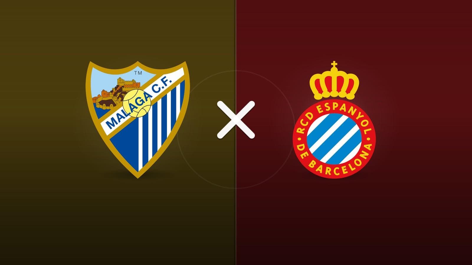 Malaga x Espanyol jogam hoje às 16h00 pela La Liga. Foto: Diário 24 Horas / Montagem