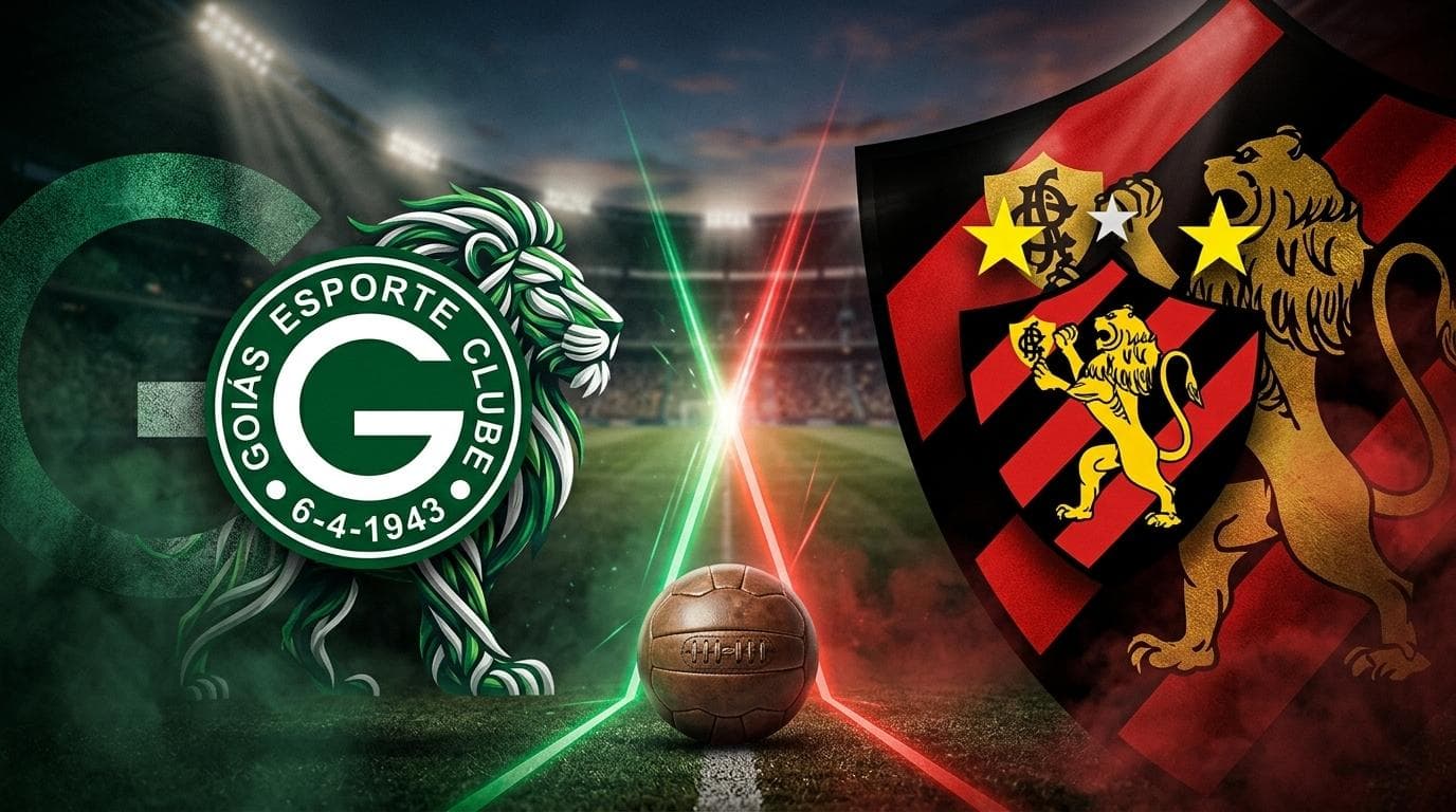 Goiás x Sport jogam hoje às 20h30 pela Serie B. Foto: Diário 24 Horas / Montagem