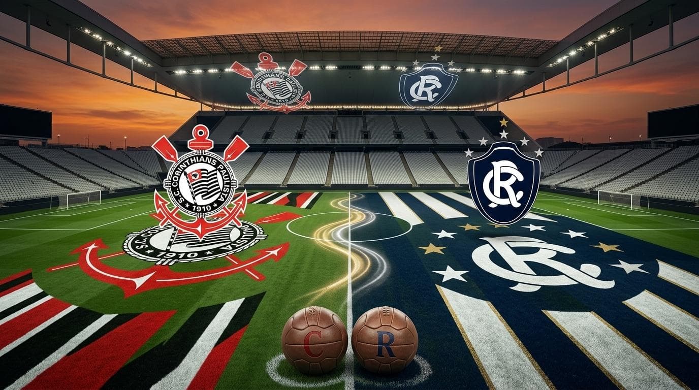 Corinthians x Remo jogam hoje às 19h30 pela Serie A. Foto: Diário 24 Horas / Montagem