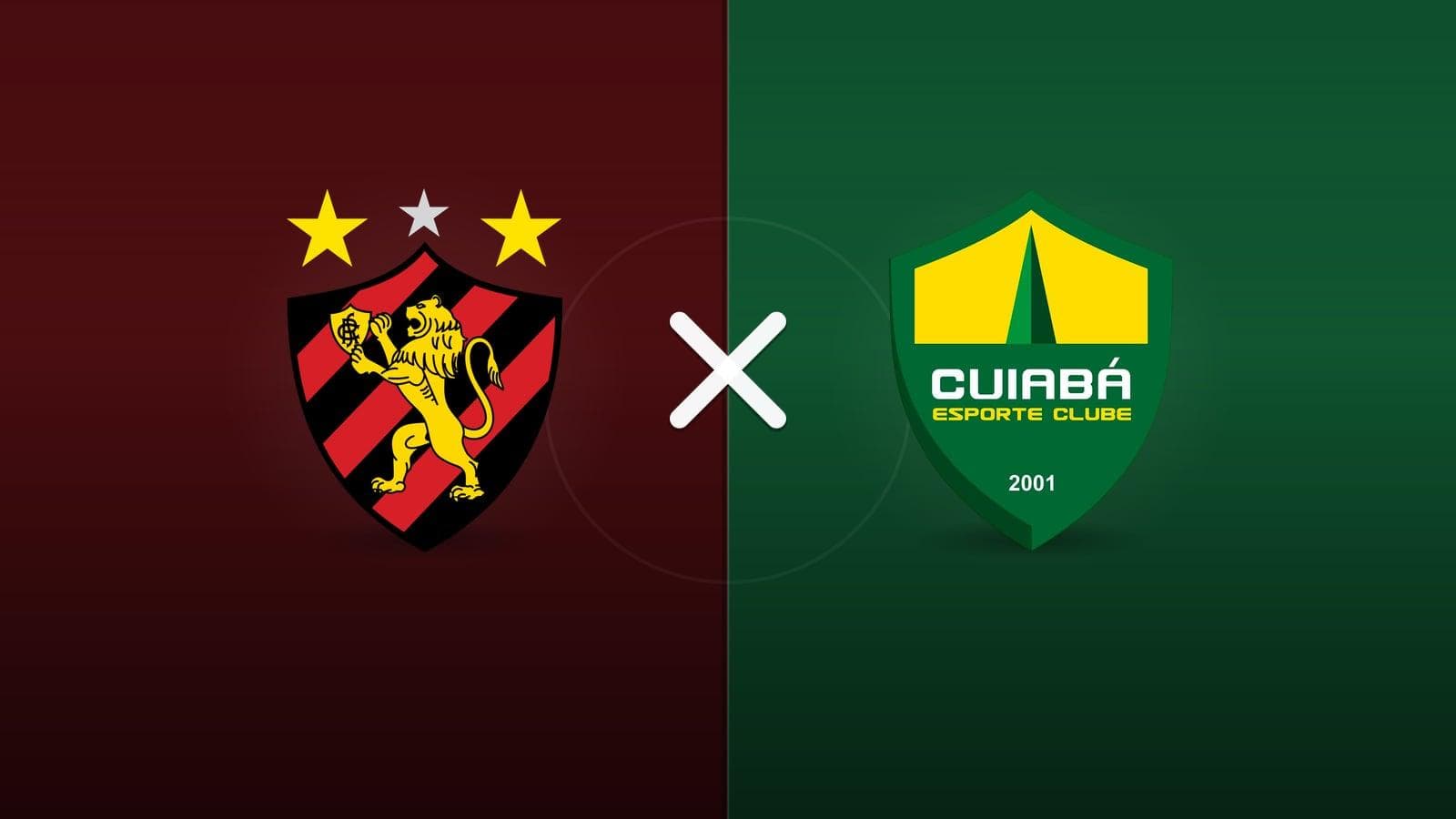Sport x Cuiabá jogam hoje às 19h30 pela Serie B. Foto: Diário 24 Horas / Montagem