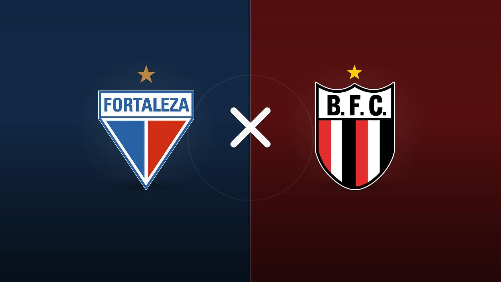 Fortaleza EC x Botafogo-SP jogam hoje às 21h35 pela Serie B. Foto: Diário 24 Horas / Montagem