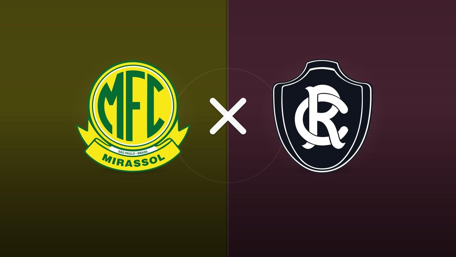 Mirassol x Remo jogam hoje às 19h30 pela Serie A. Foto: Diário 24 Horas / Montagem