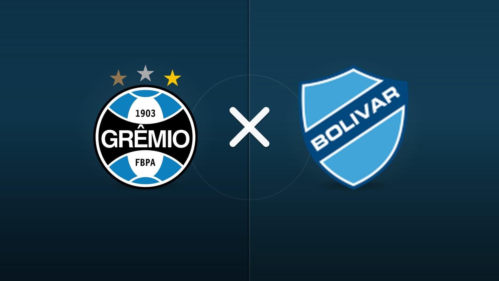 Grêmio x Bolívar jogam hoje às 19h00 pela CONMEBOL Sudamericana. Foto: Diário 24 Horas / Montagem