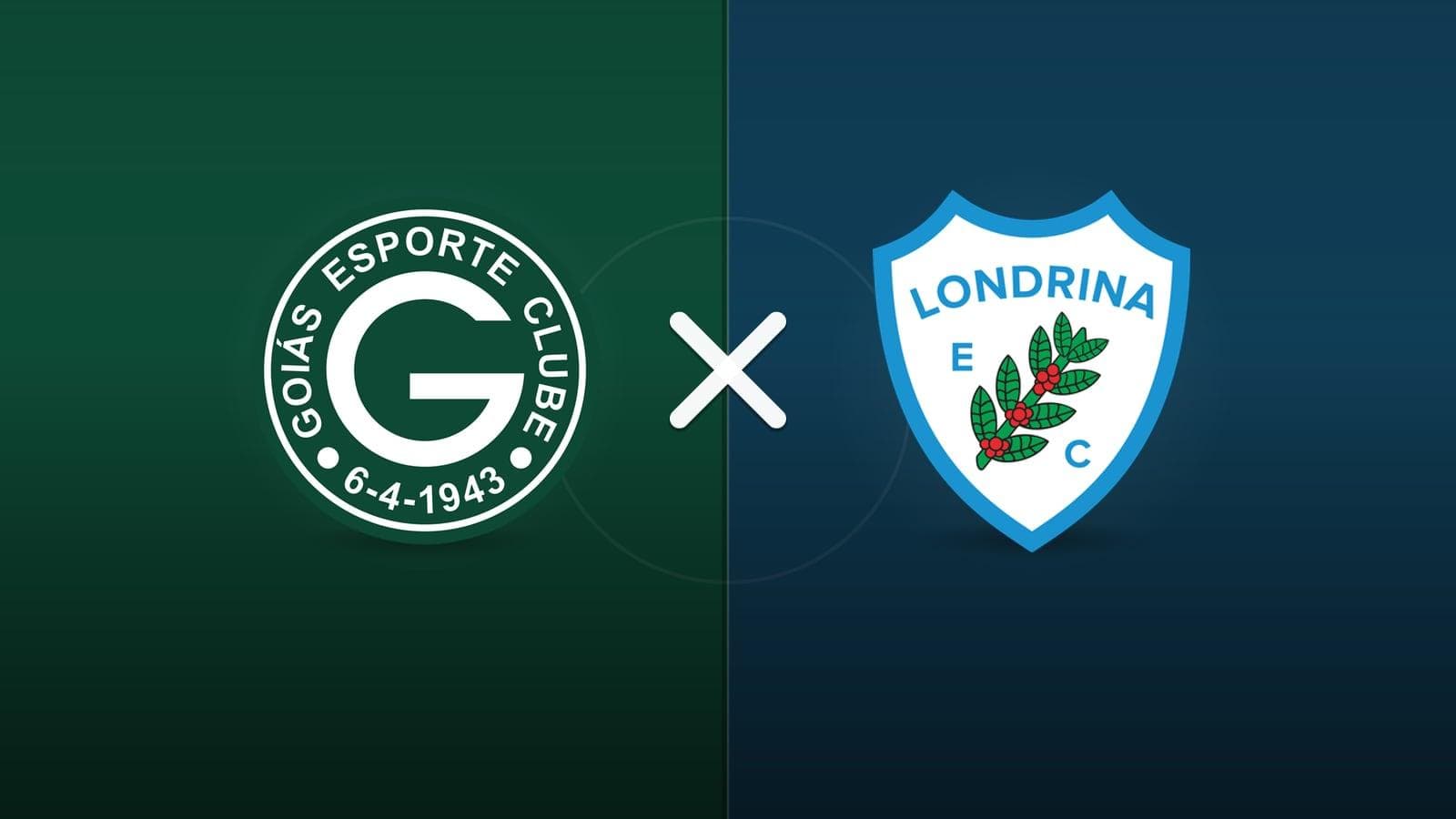 Goiás x Londrina jogam hoje às 19h30 pela Serie B. Foto: Diário 24 Horas / Montagem