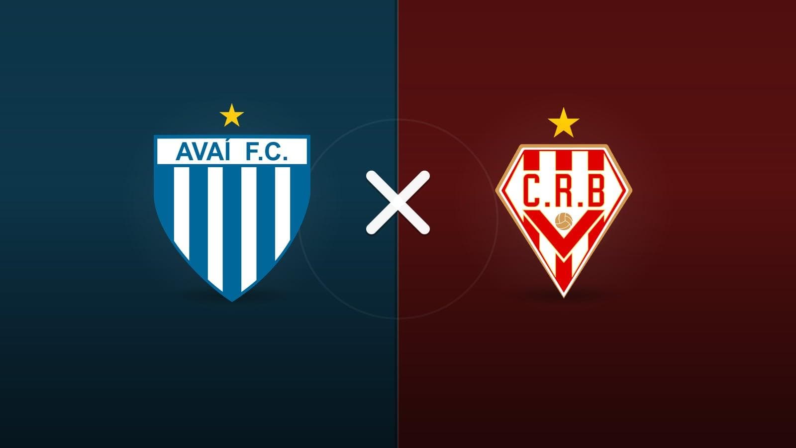 Avaí x CRB jogam hoje às 19h30 pela Serie B. Foto: Diário 24 Horas / Montagem