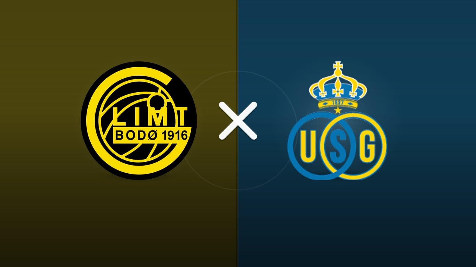 Bodo/Glimt x Union St. Gilloise jogam hoje às 13h00 pela UEFA Champions League. Foto: Diário 24 Horas / Montagem