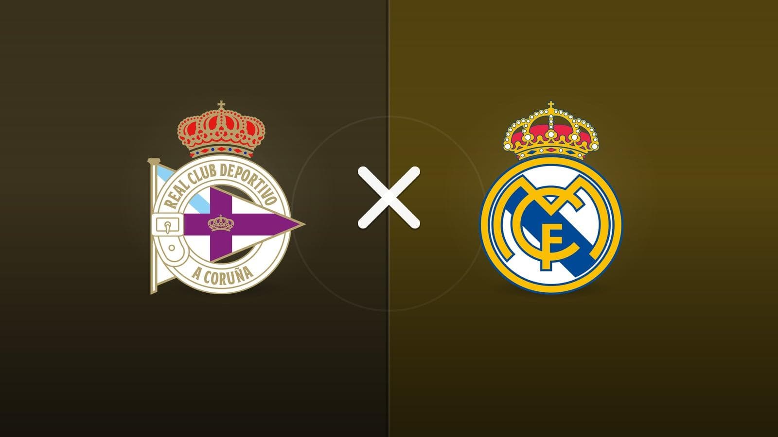 Deportivo La Coruna x Real Madrid jogam hoje às 16h00 pela Friendlies Clubs. Foto: Diário 24 Horas / Montagem