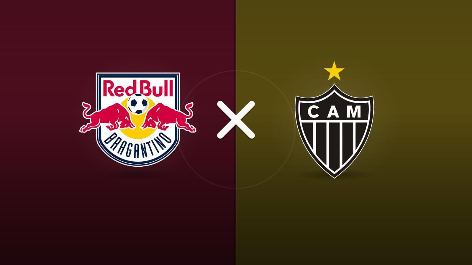 RB Bragantino x Atlético-MG jogam hoje às 19h00 pela CONMEBOL Sudamericana. Foto: Diário 24 Horas / Montagem