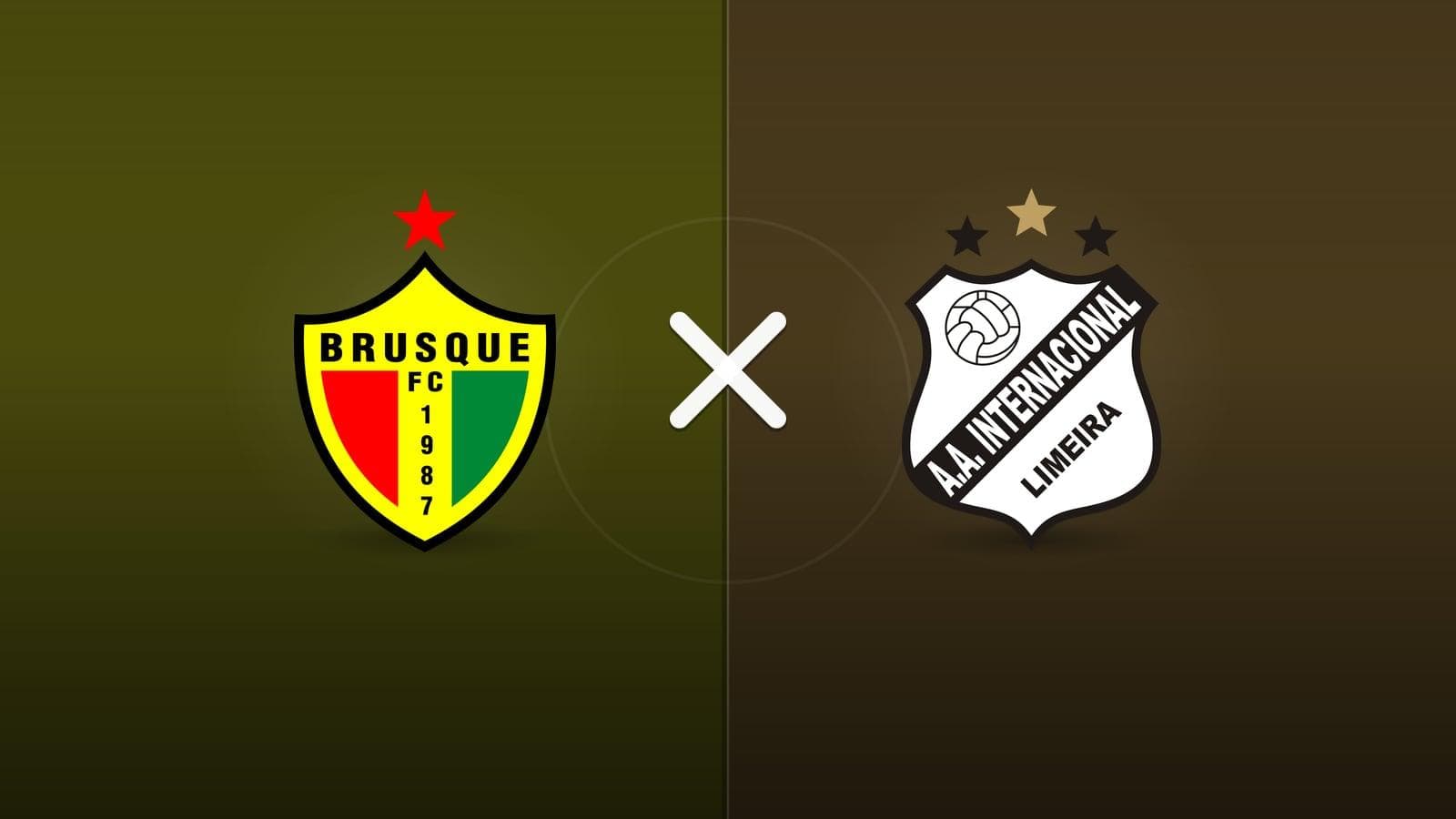 Brusque x Inter De Limeira jogam hoje às 19h30 pela Serie C. Foto: Diário 24 Horas / Montagem