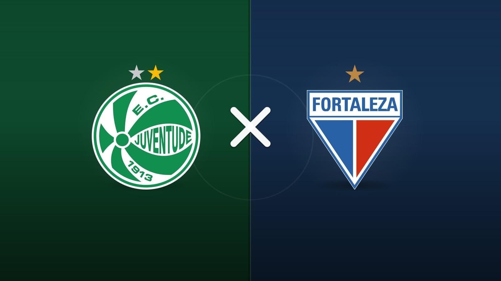 Juventude x Fortaleza EC jogam hoje às 18h30 pela Serie B. Foto: Diário 24 Horas / Montagem
