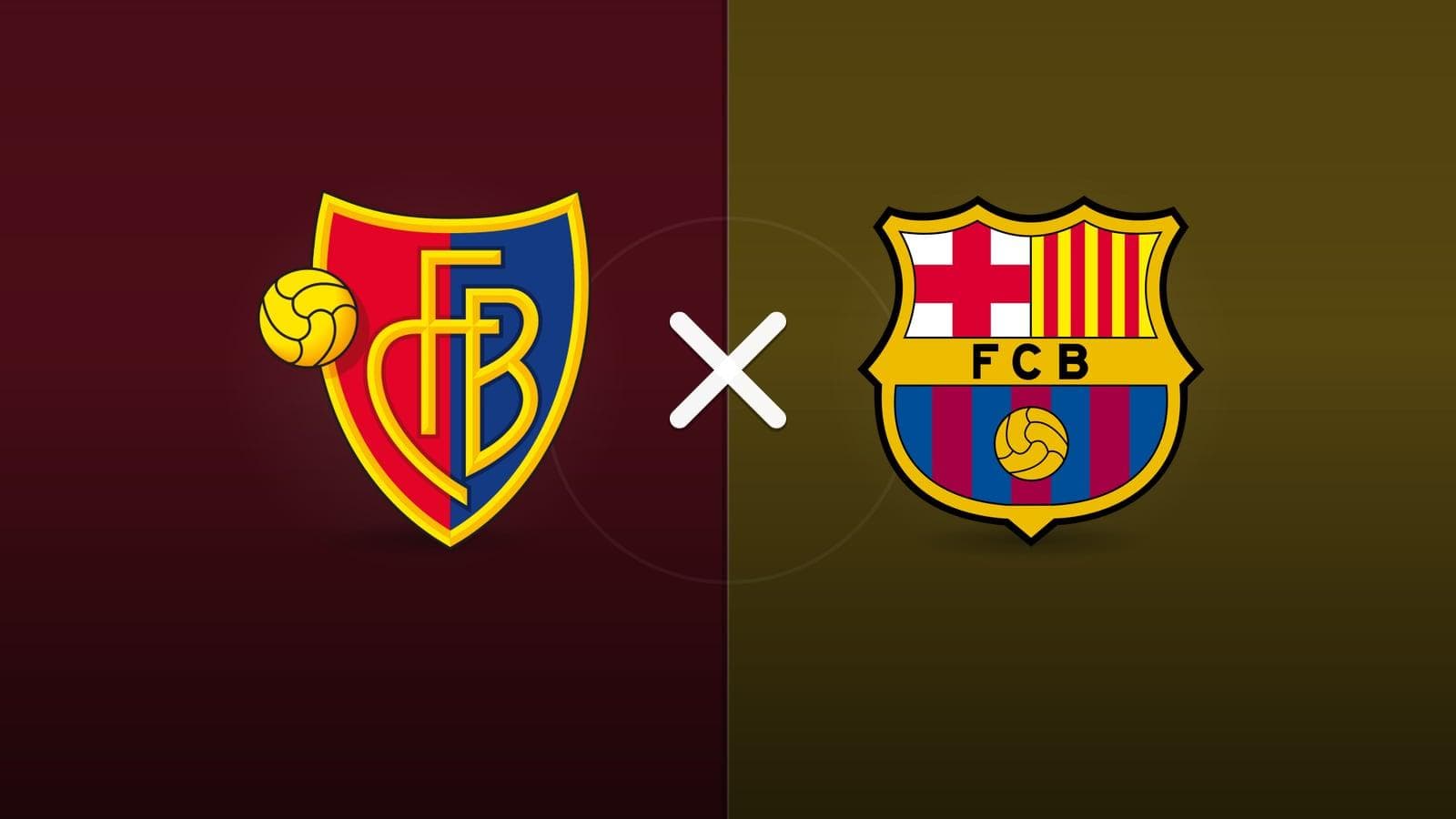 FC Basel 1893 x Barcelona jogam hoje às 11h30. Foto: Diário 24 Horas / Montagem