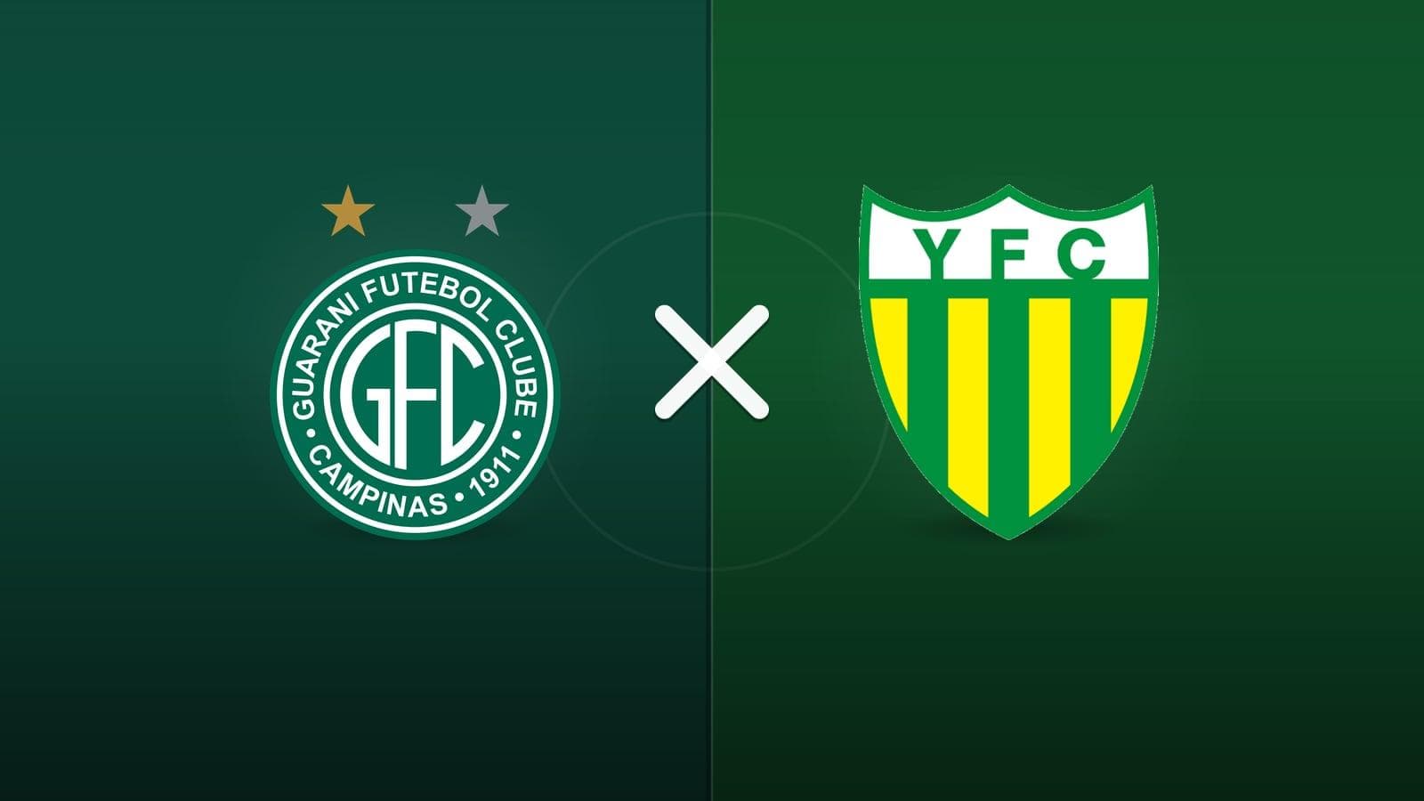 Guarani Campinas x Ypiranga-RS jogam hoje às 20h00 pela Serie C. Foto: Diário 24 Horas / Montagem