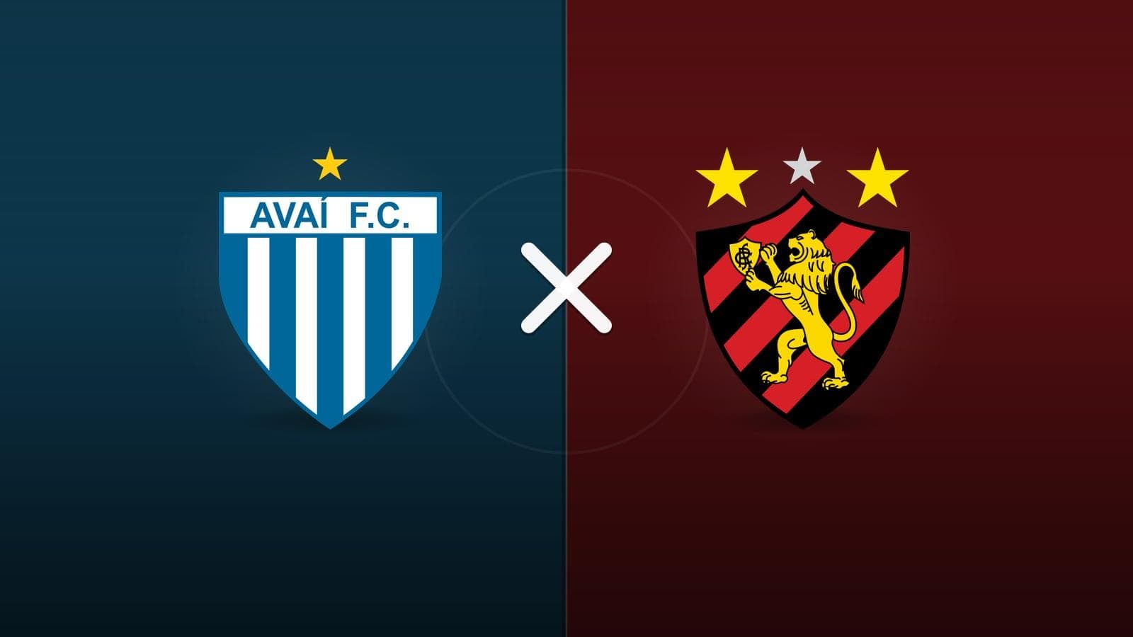 Avaí x Sport jogam hoje às 19h30 pela Serie B. Foto: Diário 24 Horas / Montagem