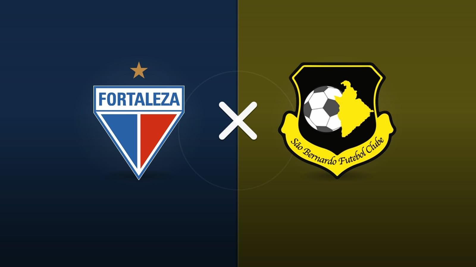 Fortaleza EC x São Bernardo jogam hoje às 19h30 pela Serie B. Foto: Diário 24 Horas / Montagem