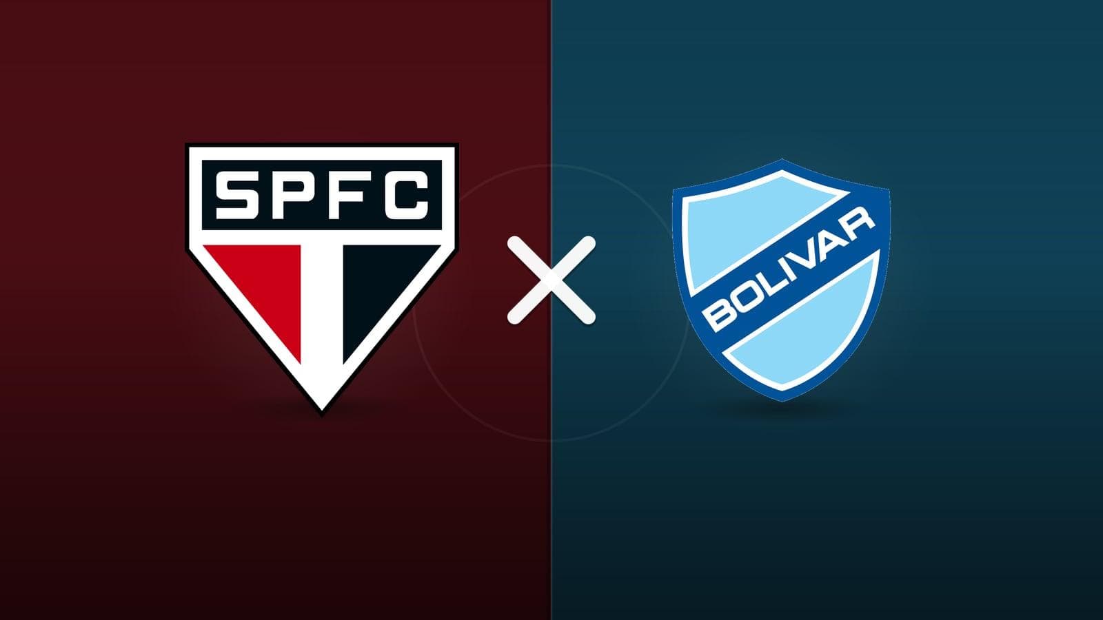 São Paulo x Bolívar jogam hoje às 21h30 pela CONMEBOL Sudamericana. Foto: Diário 24 Horas / Montagem
