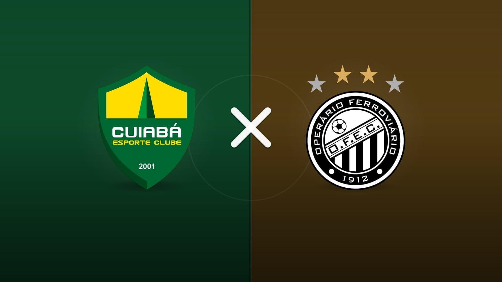 Cuiabá x Operario-PR jogam hoje às 20h30 pela Serie B. Foto: Diário 24 Horas / Montagem