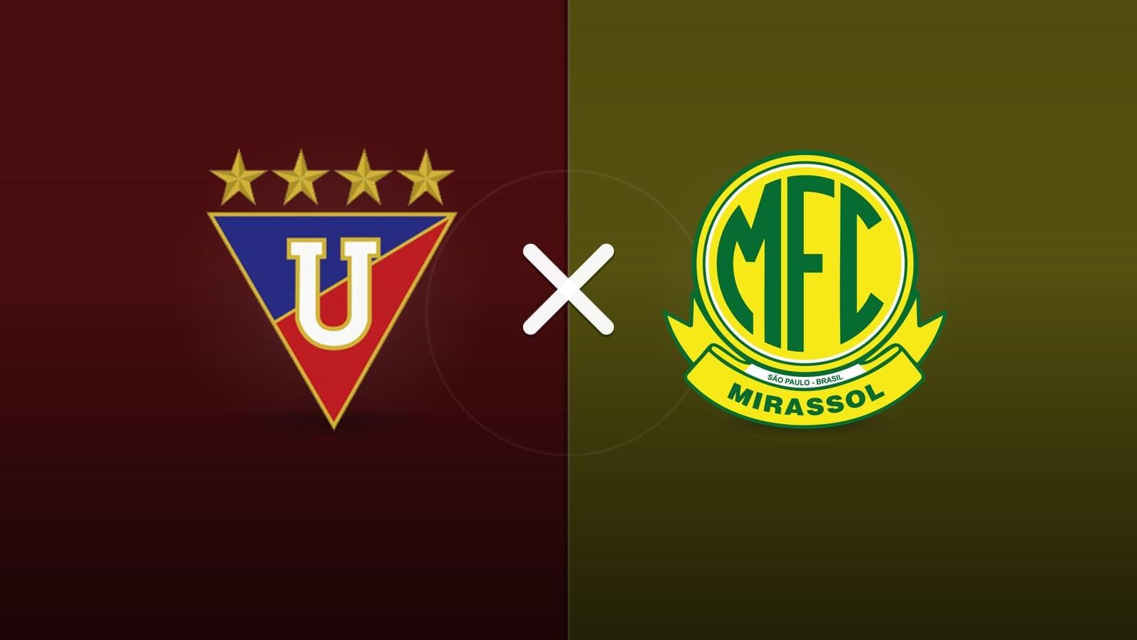 LDU de Quito x Mirassol jogam hoje às 19h00 pela CONMEBOL Libertadores. Foto: Diário 24 Horas / Montagem