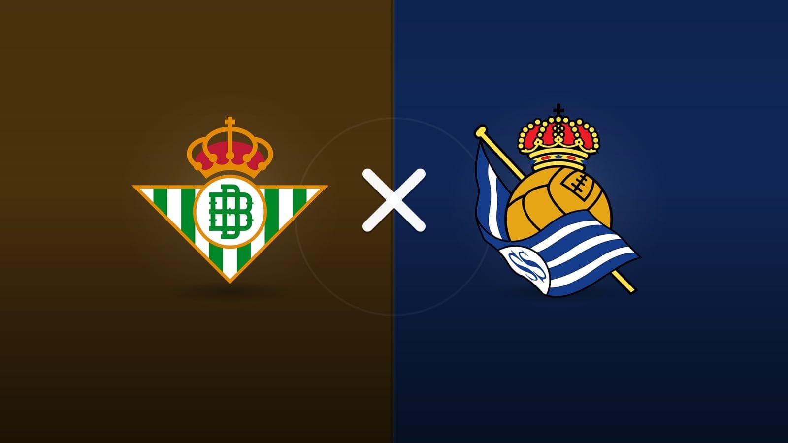 Real Betis x Real Sociedad jogam hoje às 16h00 pela La Liga. Foto: Diário 24 Horas / Montagem