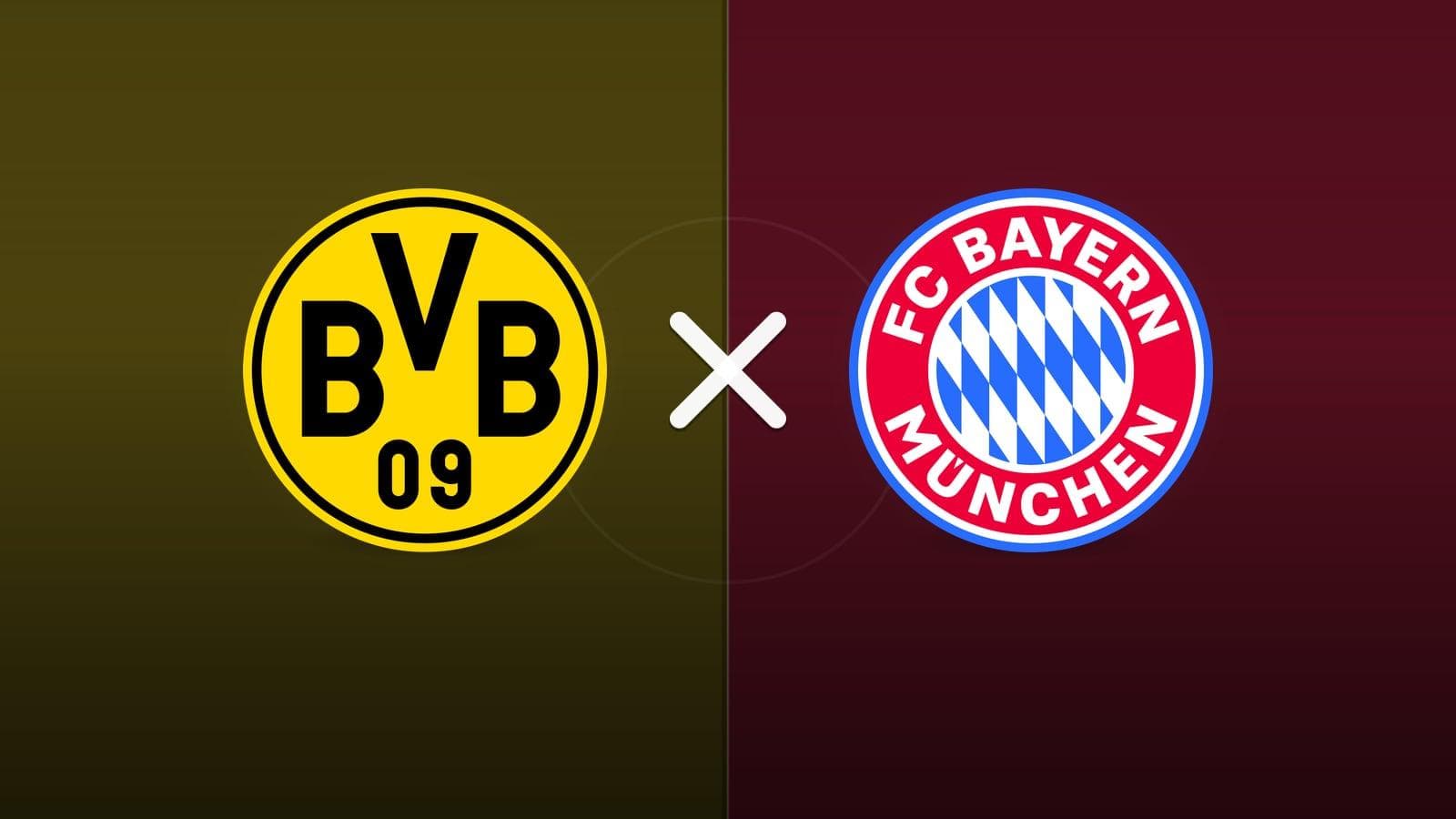 Borussia Dortmund x Bayern de Munique jogam hoje às 15h30 pela Super Cup. Foto: Diário 24 Horas / Montagem