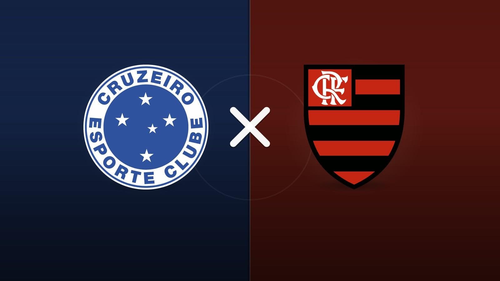 Cruzeiro x Flamengo jogam hoje às 20h30 pela Serie A. Foto: Diário 24 Horas / Montagem