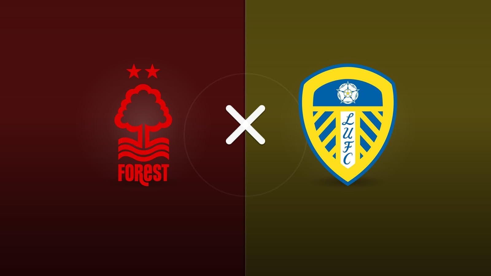 Nottingham Forest x Leeds jogam hoje às 11h00 pela Premier League. Foto: Diário 24 Horas / Montagem