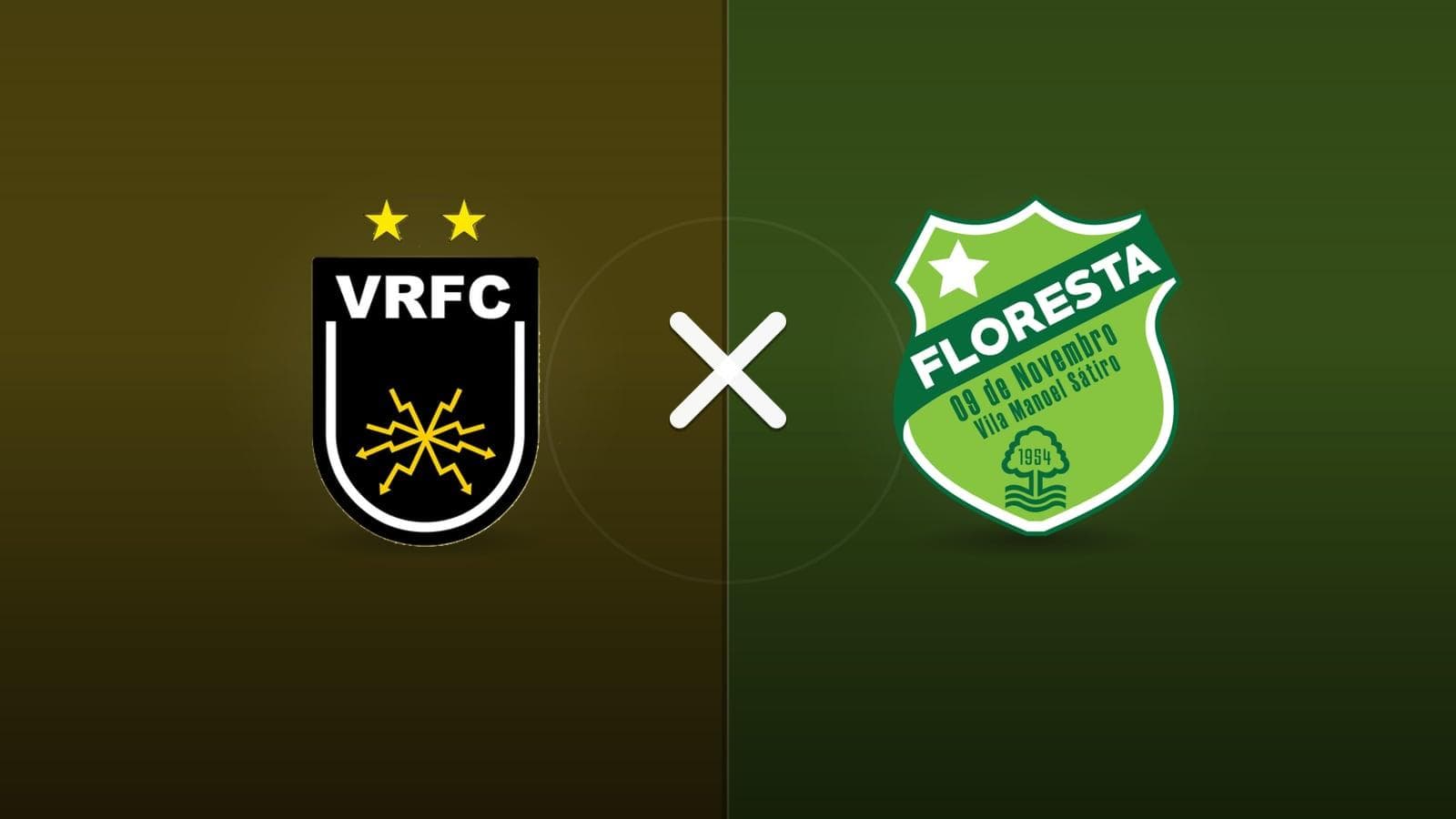 Volta Redonda x Floresta jogam hoje às 17h00 pela Serie C. Foto: Diário 24 Horas / Montagem