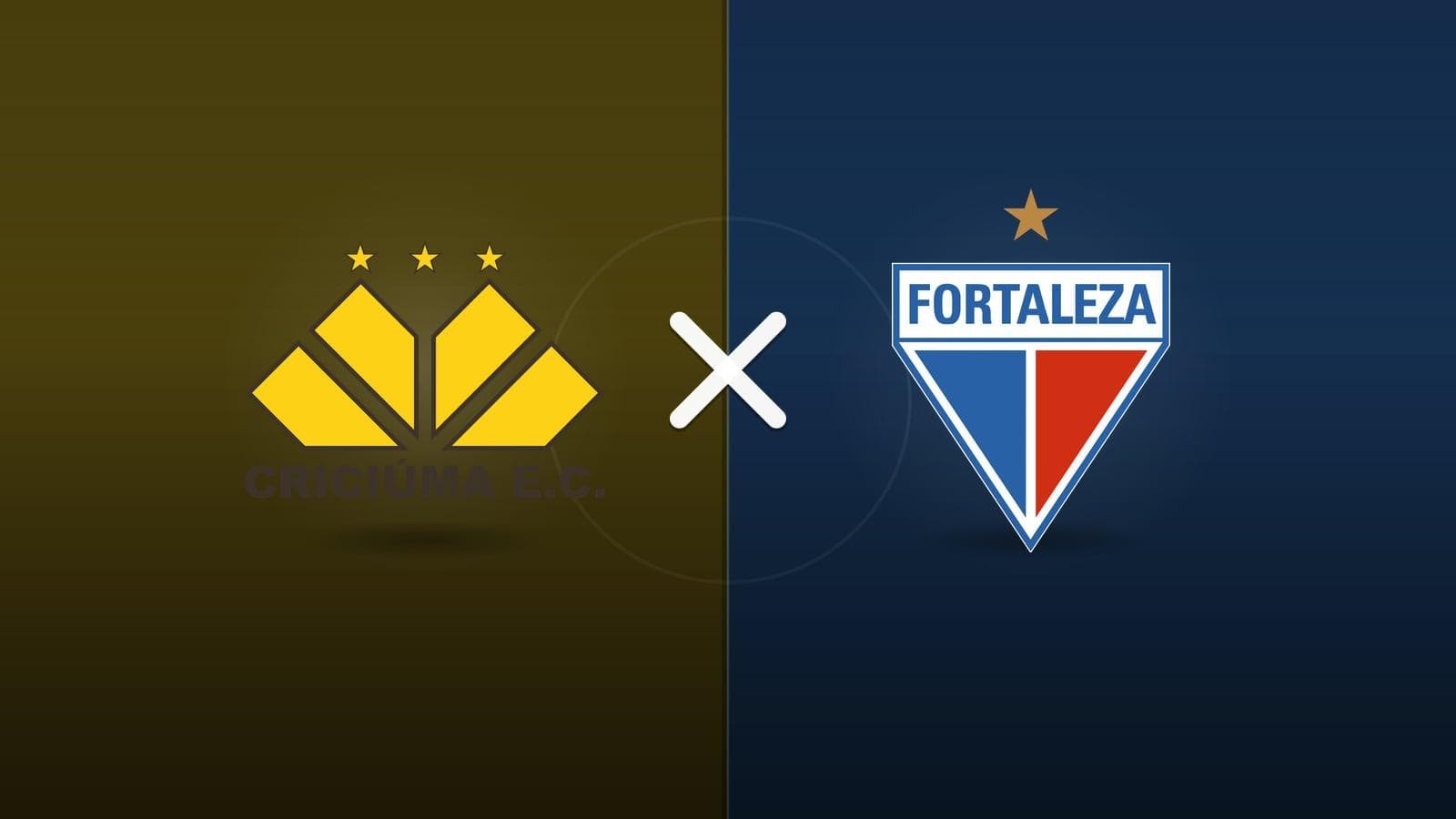 Criciúma x Fortaleza EC jogam hoje às 18h30 pela Serie B. Foto: Diário 24 Horas / Montagem