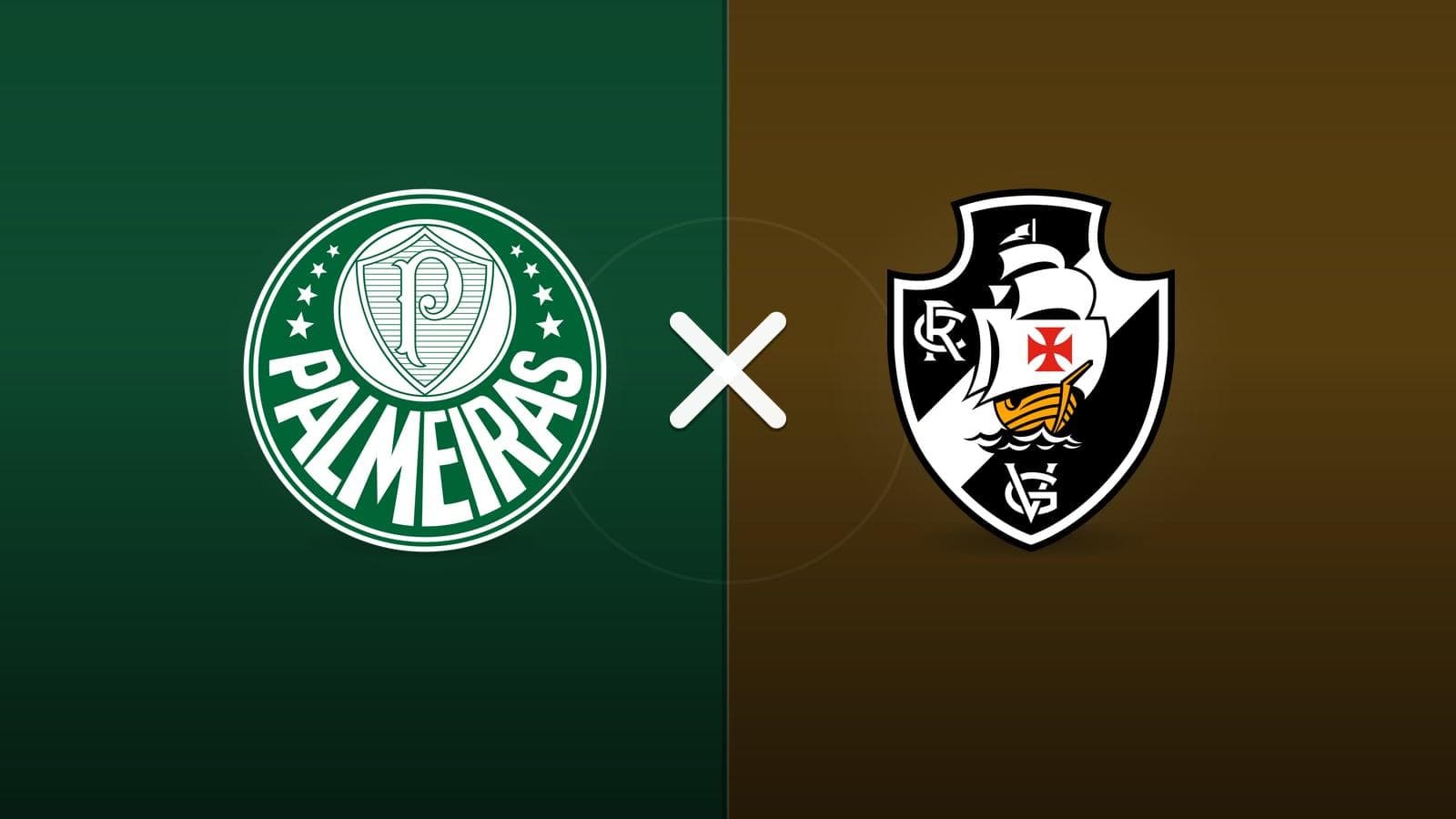 Palmeiras x Vasco jogam hoje às 16h00 pela Serie A. Foto: Diário 24 Horas / Montagem