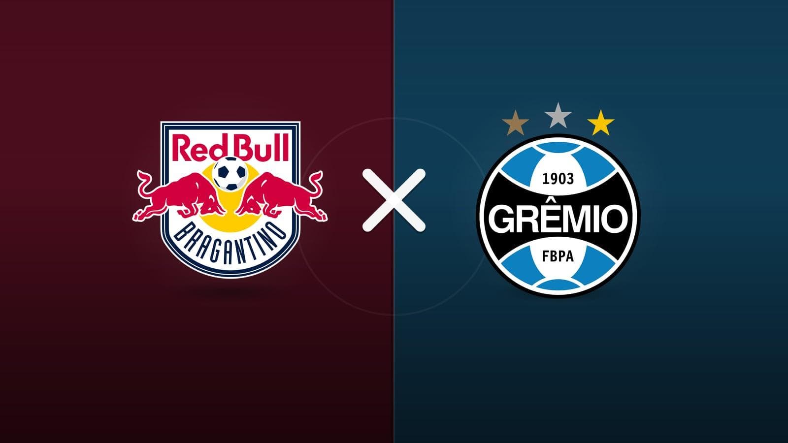 RB Bragantino x Grêmio jogam hoje às 16h00 pela Serie A. Foto: Diário 24 Horas / Montagem