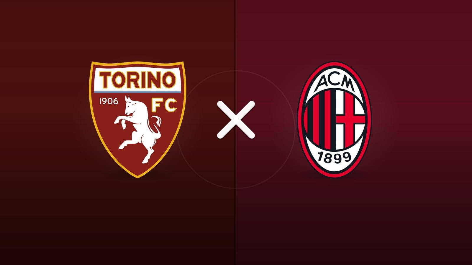 Torino x Milan jogam hoje às 15h45 pela Serie A. Foto: Diário 24 Horas / Montagem
