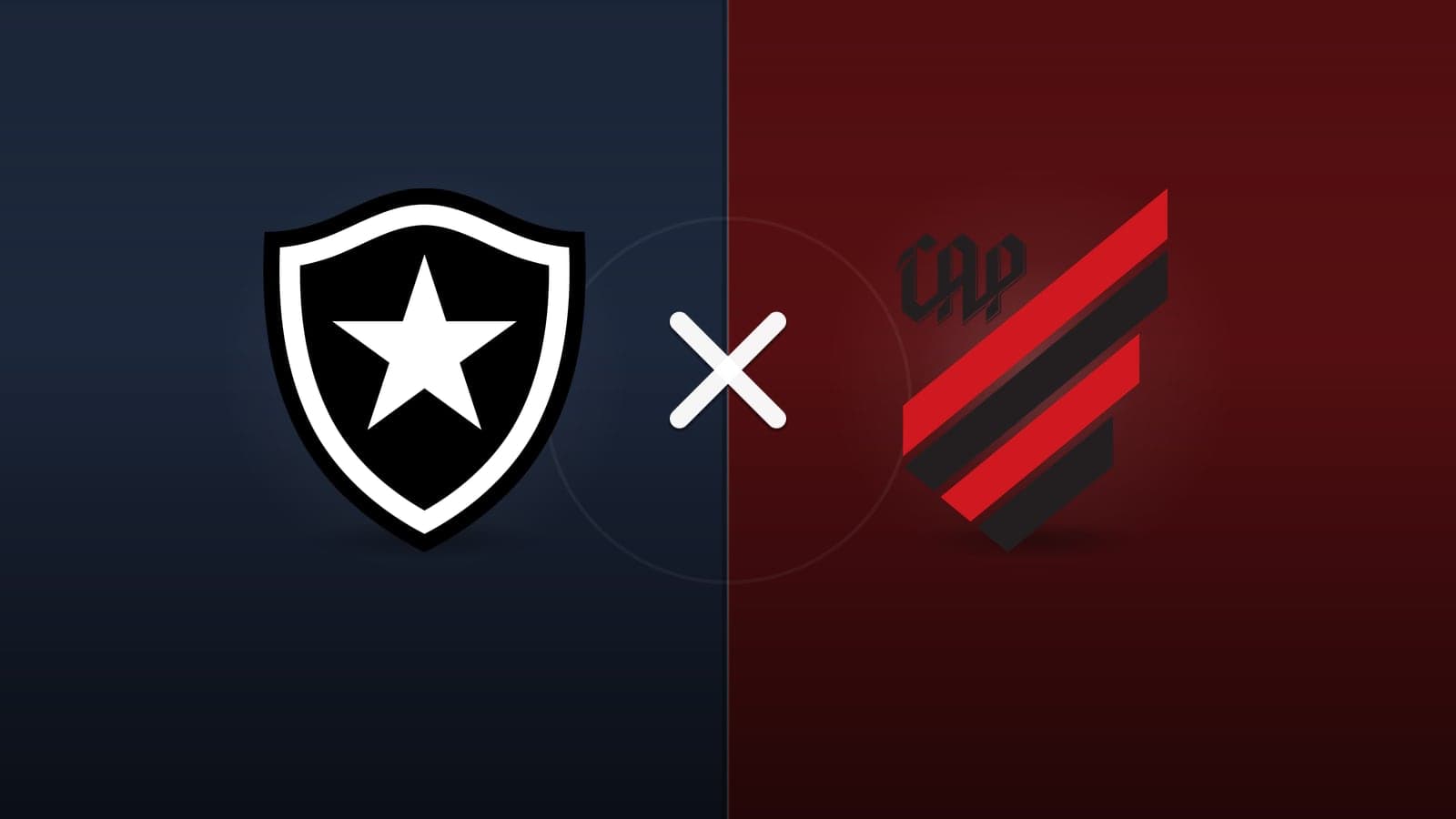 Botafogo x Athletico-PR jogam hoje às 20h00 pela Serie A. Foto: Diário 24 Horas / Montagem