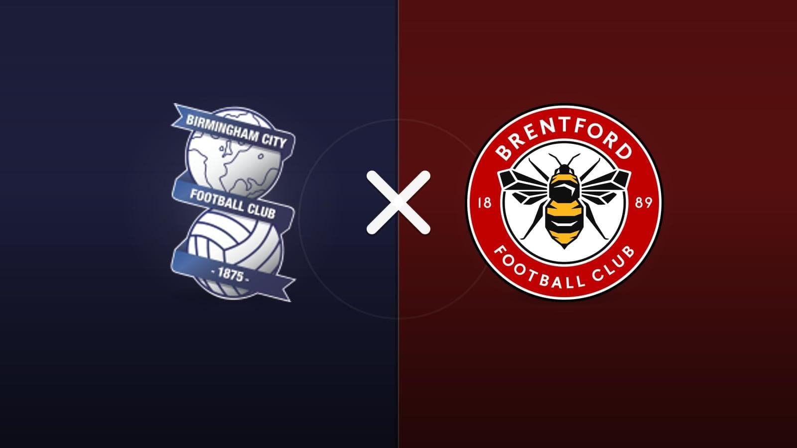 Birmingham x Brentford jogam hoje às 16h00 pela League Cup. Foto: Diário 24 Horas / Montagem