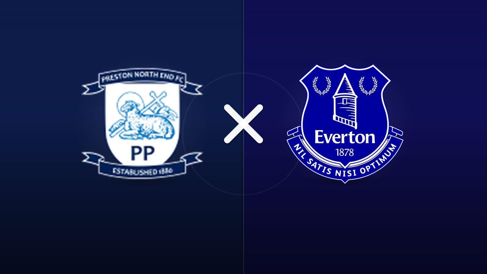 Preston x Everton jogam hoje às 16h00 pela League Cup. Foto: Diário 24 Horas / Montagem
