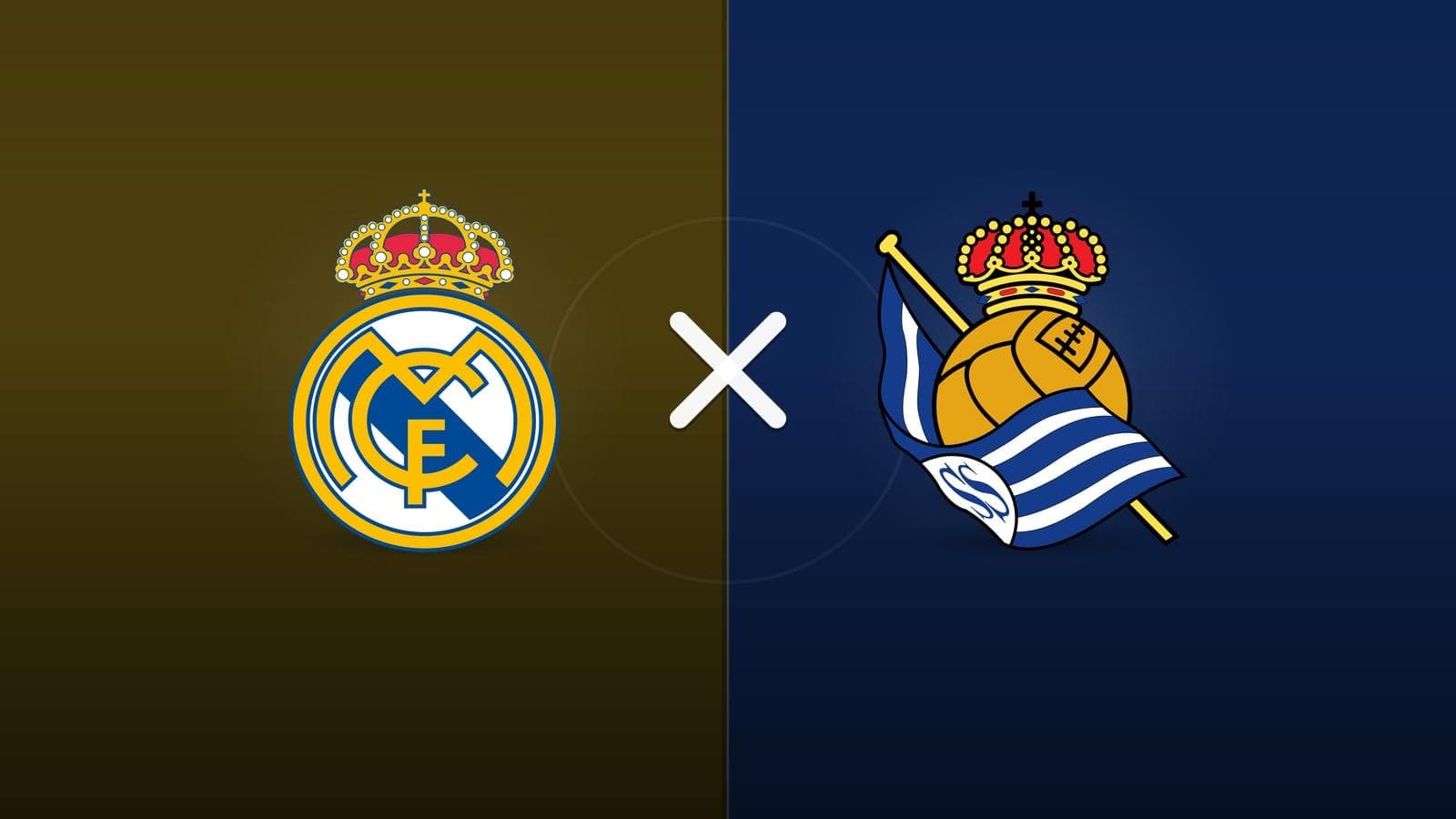 Real Madrid x Real Sociedad jogam hoje às 16h00 pela La Liga. Foto: Diário 24 Horas / Montagem