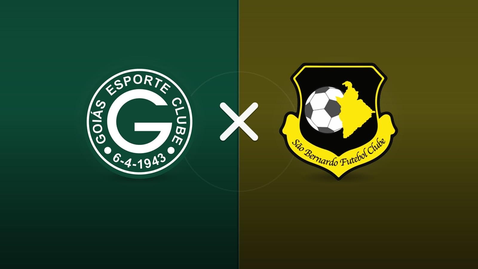 Goiás x São Bernardo jogam hoje às 19h30 pela Serie B. Foto: Diário 24 Horas / Montagem