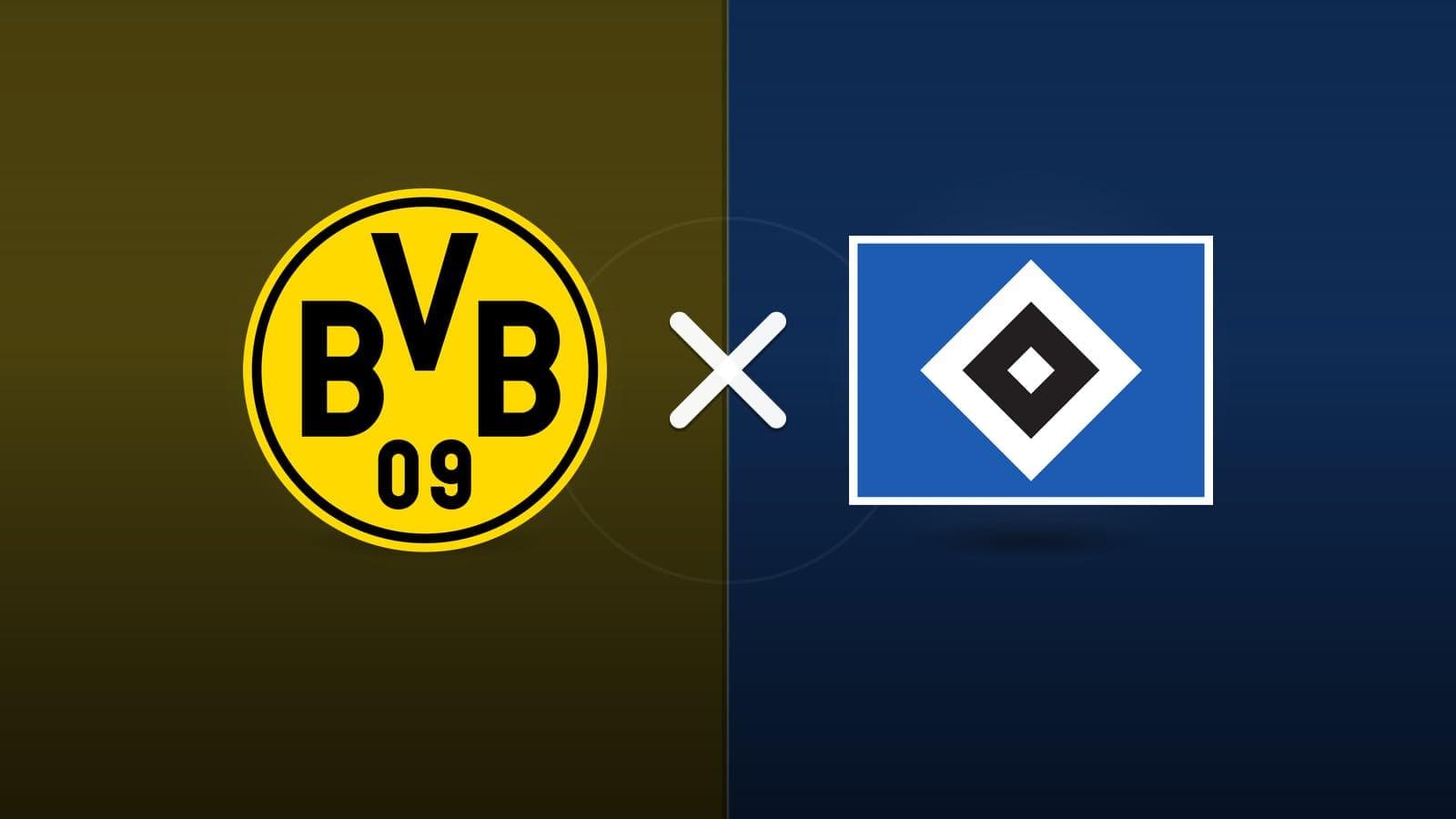Borussia Dortmund x Hamburger SV jogam hoje às 13h30 pela Bundesliga. Foto: Diário 24 Horas / Montagem