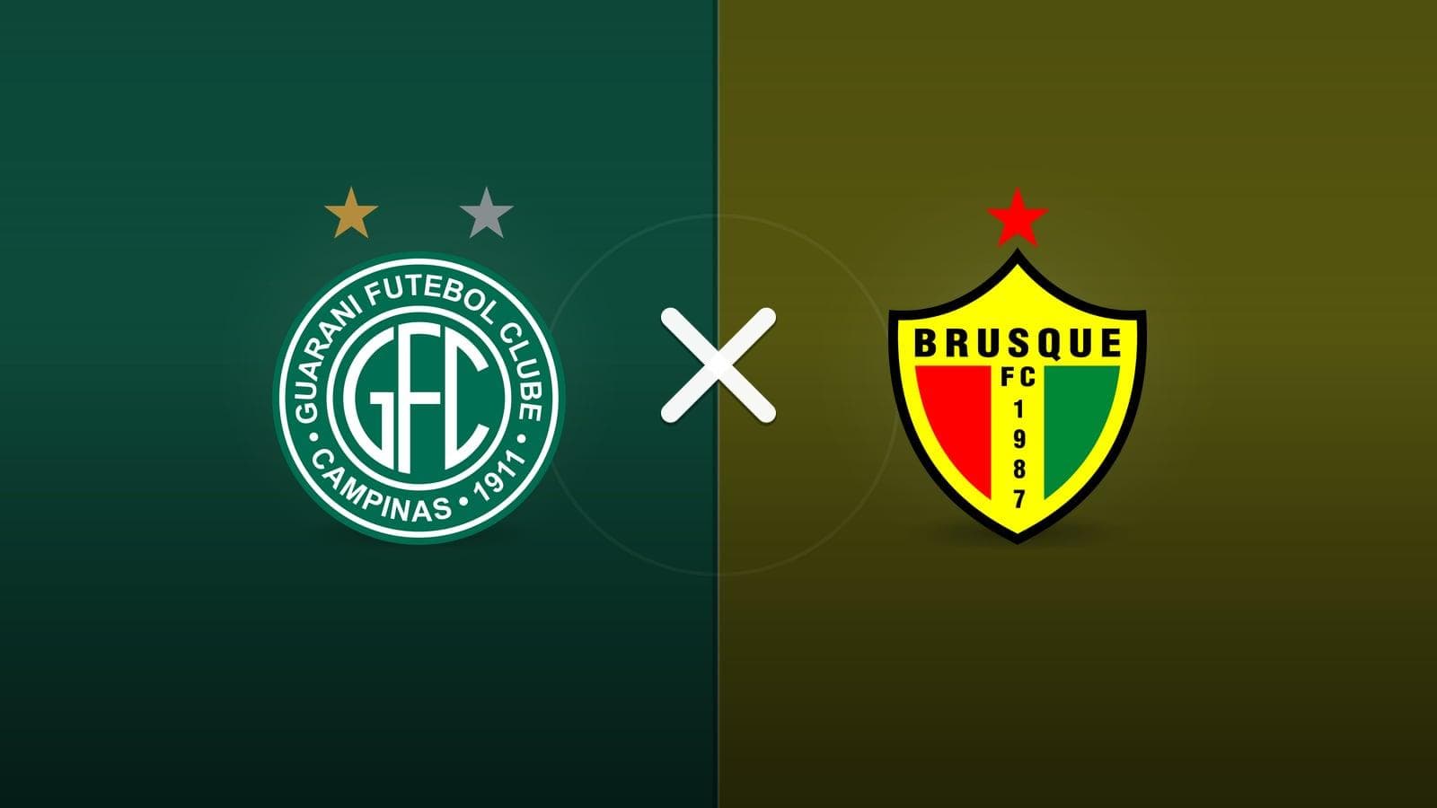 Guarani Campinas x Brusque jogam hoje às 17h00 pela Serie C. Foto: Diário 24 Horas / Montagem