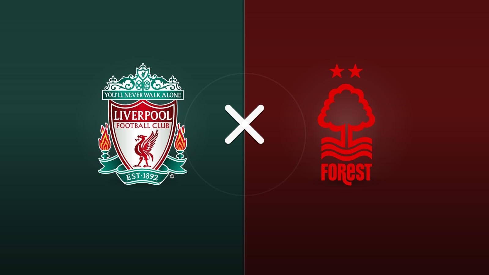 Liverpool x Nottingham Forest jogam hoje às 08h30 pela Premier League. Foto: Diário 24 Horas / Montagem