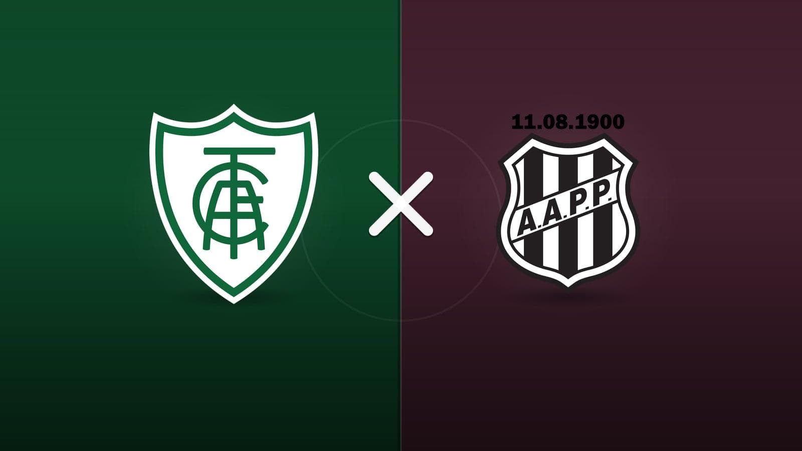 América Mineiro x Ponte Preta jogam hoje às 16h00 pela Serie B. Foto: Diário 24 Horas / Montagem