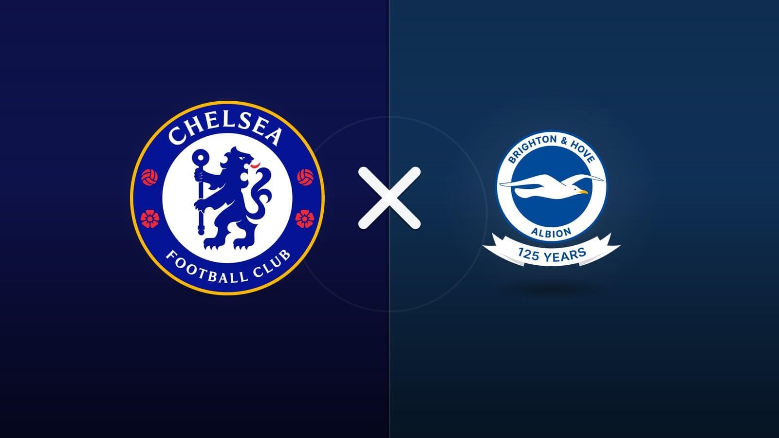 Chelsea x Brighton jogam hoje às 10h00 pela Premier League. Foto: Diário 24 Horas / Montagem